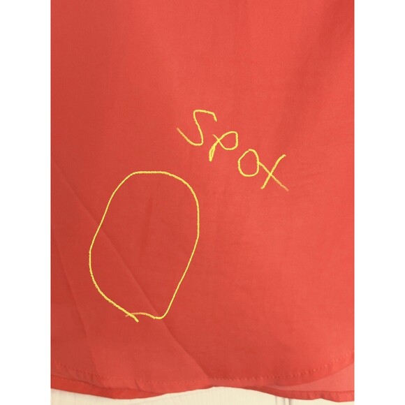 MSCH Moss Copenhagen MSCH Pullover Blouse Womens Size Small Salmon Coral Color - Picture 7 of 11